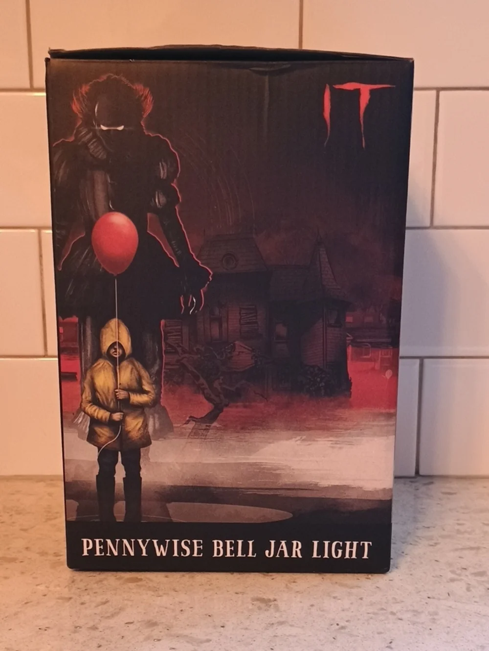 NIB Pennywise Bell Jar Light - Red Balloon Accent